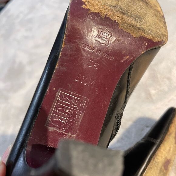 Via spiga structured square toe leather boots - Picture 9 of 10